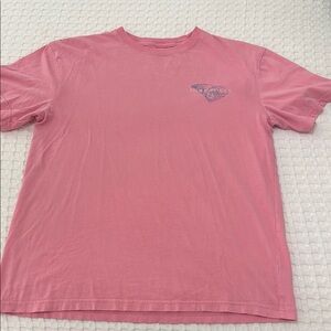 Pink Short Sleeve Tee with Relaxed Fit